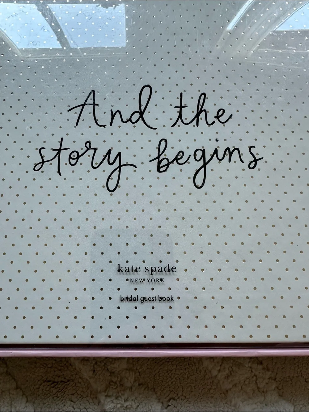 Kate Spade | 'And the Story Begins' Bridal Guest Book